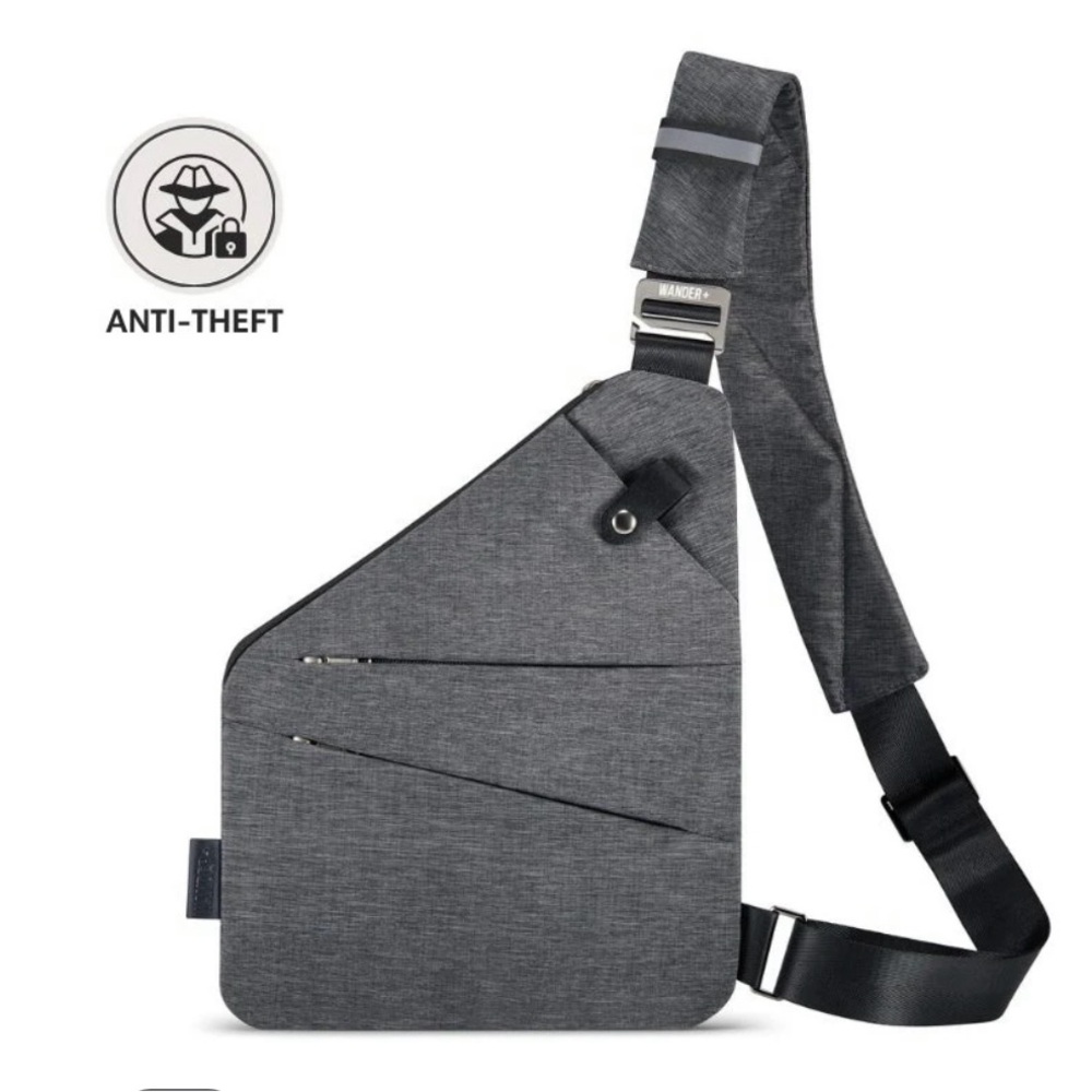 Wander + Gray Anti-Theft Sling Bag